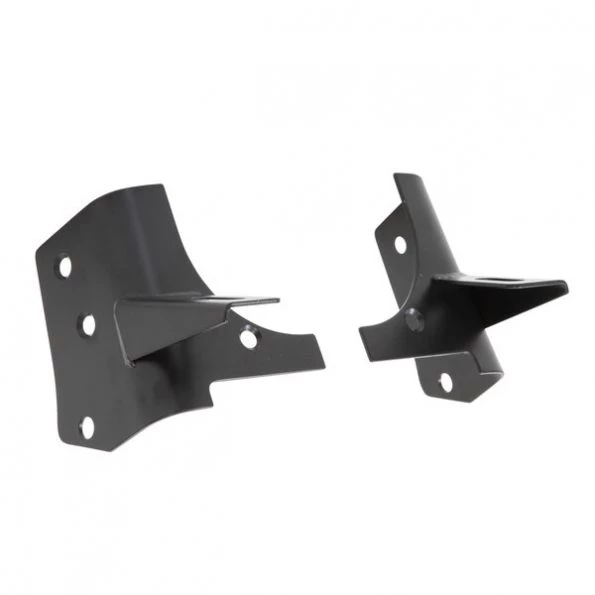 WINDSHIELD LIGHT BRACKETS, 97-06 JEEP WRANGLER, BL
