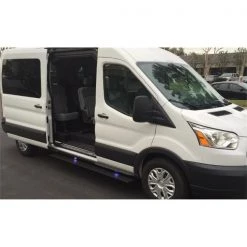 Amp Research 14-17 TRANSIT SET OF TWO BOARDS WITH DUAL MOTORS POWERSTEP