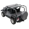 Smittybilt 97-06 WRANGLER (TJ) SRC ROOF RACK - 300 LB RATING - BLACK TEXTURED