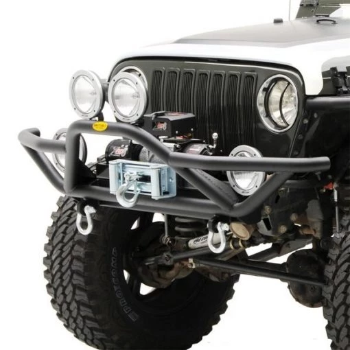 87-06 WRANGLER (YJ/TJ/LJ) SRC FRONT BUMPER – BLACK TEXTURED