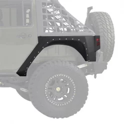 Smittybilt 07-18 WRANGLER JK 4 DOOR XRC REAR CORNER GUARDS - BLACK TEXTURED 4 07-18 WRANGLER JK 4 DOOR XRC REAR CORNER GUARDS – BLACK TEXTURED