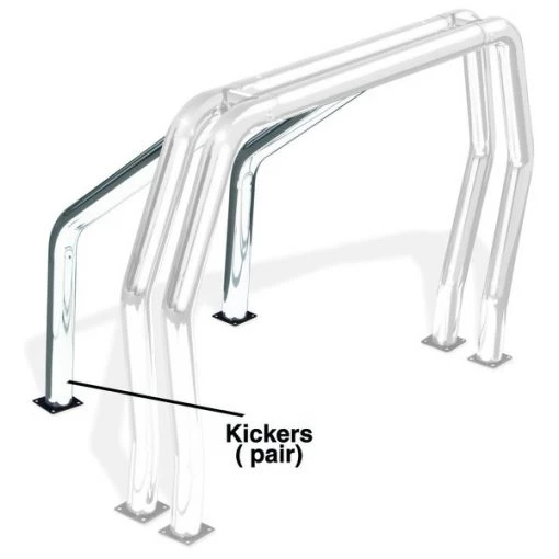 73-15 GM FULL SIZE PICKUP KICKERS-BED BARS-CHROME