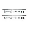 Putco 15-C F150 5.5FT BED LOCKER SIDE RAILS - STAINLESS STEEL