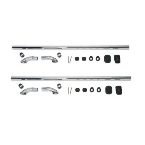15-C F150 5.5FT BED LOCKER SIDE RAILS – STAINLESS STEEL