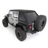 Smittybilt 07-18 WRANGLER (JK) 4 DOOR BOWLESS COMBO TOP W/TINTED WINDOWS - BLACK DIAMOND