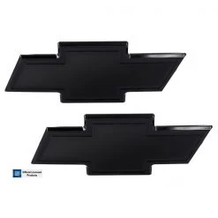 All Sales 07-14 TAHOE/SUBURBAN FRONT/REAR COMBO CHEVY BOWTIE GRILLE EMBLEM W/BORDER- BLACK