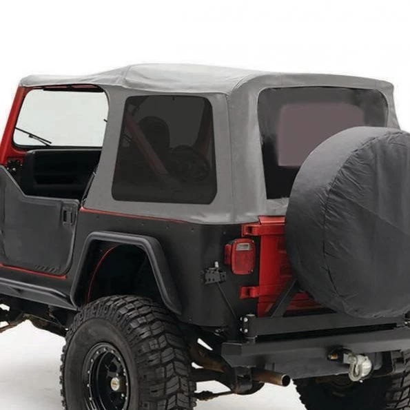 Smittybilt 87-95 WRANGLER (YJ) SOFT TOP - OEM REPLACEMENT W/TINTED WINDOWS - DENI 1 87-95 WRANGLER (YJ) SOFT TOP – OEM REPLACEMENT W/TINTED WINDOWS – DENI