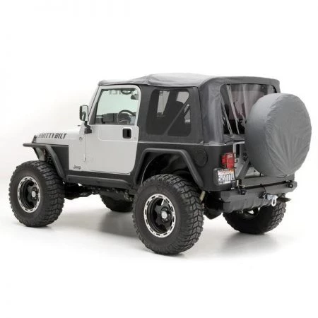 Smittybilt 97-06 WRANGLER (TJ) SOFT TOP - OEM REPLACEMENT W/TINTED WINDOWS - BLAC