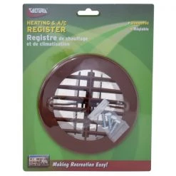 Valterra ROUND REGISTER, BROWN, CARDED