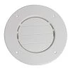 Valterra A/C VENT SPACEPORT ADJ. 4IN PLASTIC, WHITE, CARDED