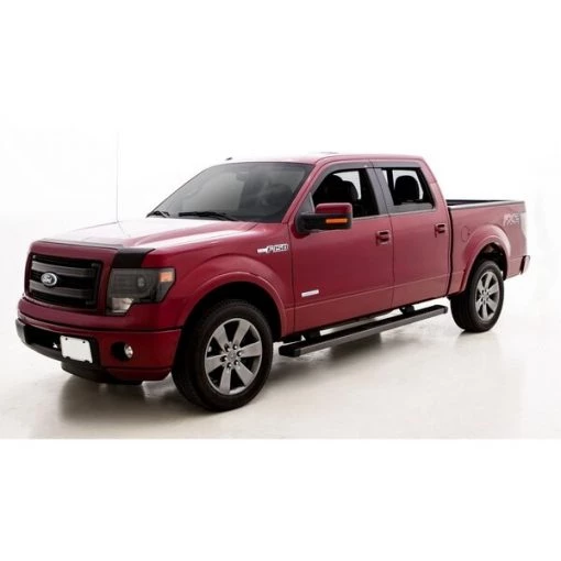 15-16 F150 CREW CAB PICKUP MATTE FINISH COMBO KIT HOOD SHIELDS
