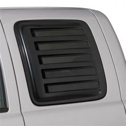 88-00 GM CK SERIES REAR SIDE WINDOW COVER-LOUVERED-AEROSHADE-BLACK