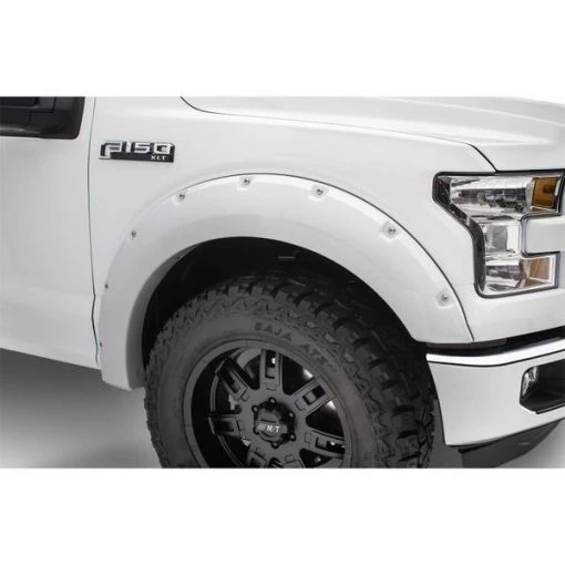 15-17 F150 POCKET STYLE FENDER FLARES – OXFORD WHITE (Z1)