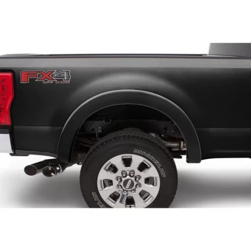 17-17 F250/350/450 SUPER DUTY FENDER FLARES OE STYLE 4PC BLACK
