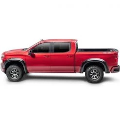 19-C SILVERADO 1500 BLACK POCKET STYLE FENDER FLARES 4 PC