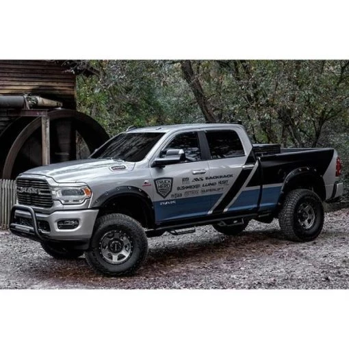 04-15 TITAN WITH BEDSIDE LOCKBOX POCKET STYLE FENDER FLARES-FRONT PAIR ONLY