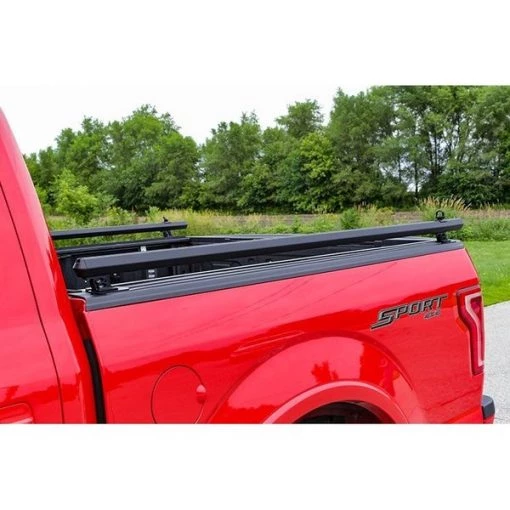 04-C RAM 8FT BED HEX SERIES SIDE RAILS-TXT BLACK(BRKTS NOT INCL)