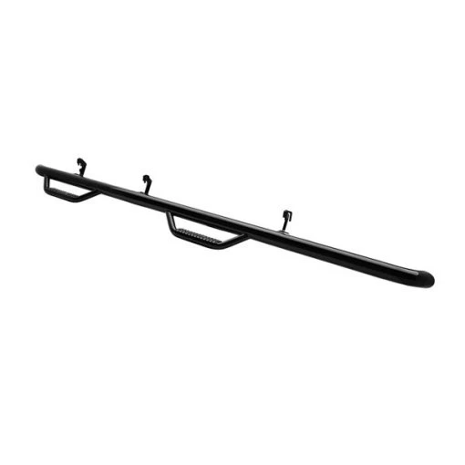14-18 SILVERADO/SIERRA 1500 CREW CAB NERF STEPS 4STEPS BLK 6.6in BED