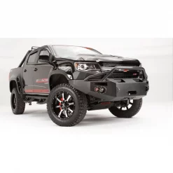 Fab Fours 15-18 COLORADO WINCH BUMPER W/ PRE-RUNNER GUARD MATTE BLACK