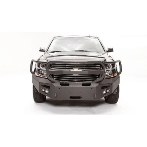 15-C SUBURBAN WINCH BUMPER W/ FULL GRILL GUARD MATTE BLACK