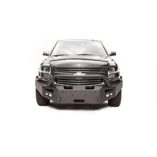 15-C SUBURBAN WINCH BUMPER W/ FULL GRILL GUARD MATTE BLACK