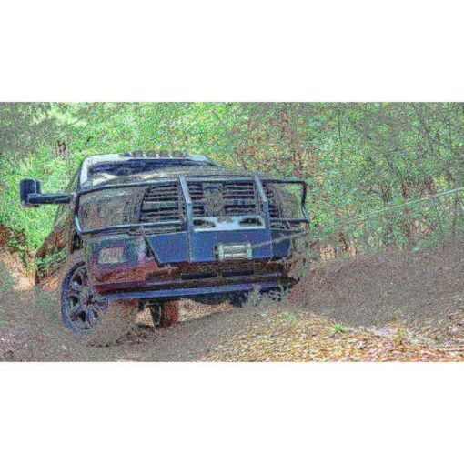 19-C RAM 2500/3500(NEW BODY STYLE) HD LARGE FRAME WINCH MOUNT W/ FULL