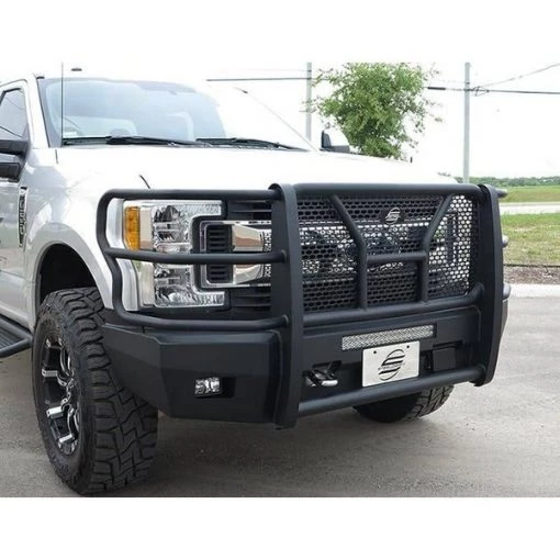 Steelcraft Automotive 17-C F250/F350 ELEVATION FRONT REPLACEMENT BUMPER BLACK W/CAMERA CUTOU 1 17-C F250/F350 ELEVATION FRONT REPLACEMENT BUMPER BLACK W/CAMERA CUTOU