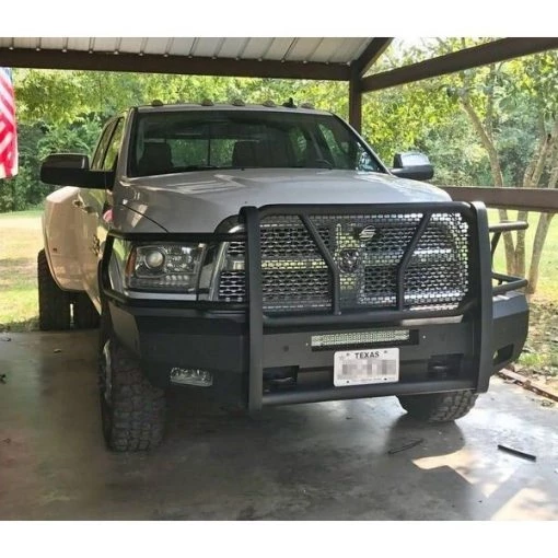 10-C RAM 2500/3500 ELEVATION FRONT BUMPER REPLACEMENT FINE TEXTURED BL