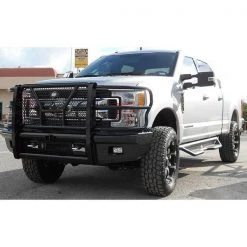 17-C F250/F350 HD REPLACEMENT BUMPER WITH RECEIVER IN TEXTURED BLACK