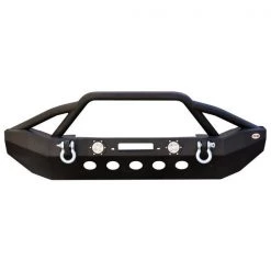 Dv8 Offroad JEEP JK/JL FRONT BUMPER W/LED LIGHTS 07-18 WRANGLER JK/JL STEEL MID LENGTH