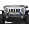 Dv8 Offroad JEEP JK FRONT BUMPER W/FOG LIGHTS FS-17 07-18 WRANGLER JK STEEL MID LE