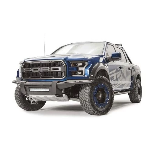 17-C RAPTOR AERO FRONT BUMPER W/ PRE-RUNNER GUARD MATTE BLACK