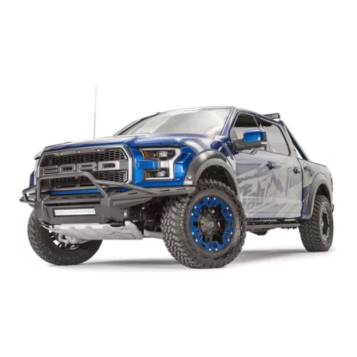 17-C RAPTOR AERO FRONT BUMPER W/ PRE-RUNNER GUARD MATTE BLACK