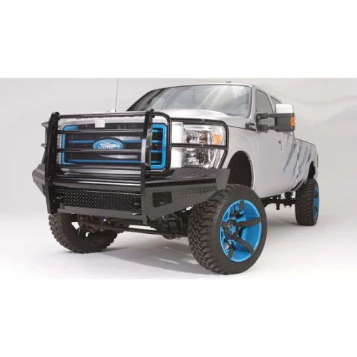 08-10 F250/F350 FRONT RANCH BUMPER W/ FULL GUARD W/ TOW HOOKS