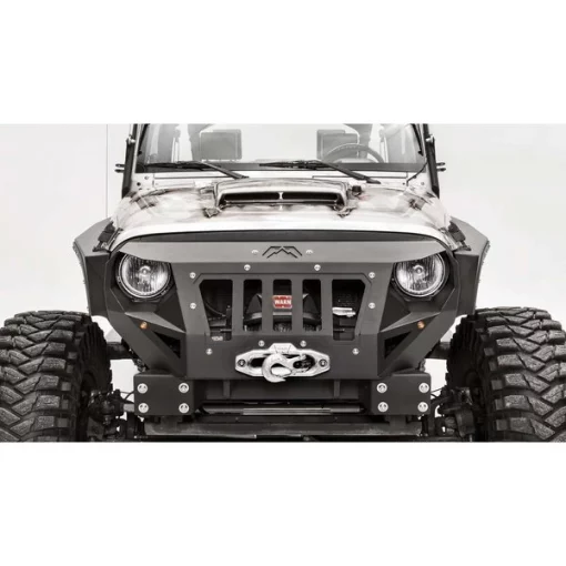 07-18 WRANGLER JK FRONT BUMPER MATTE BLACK