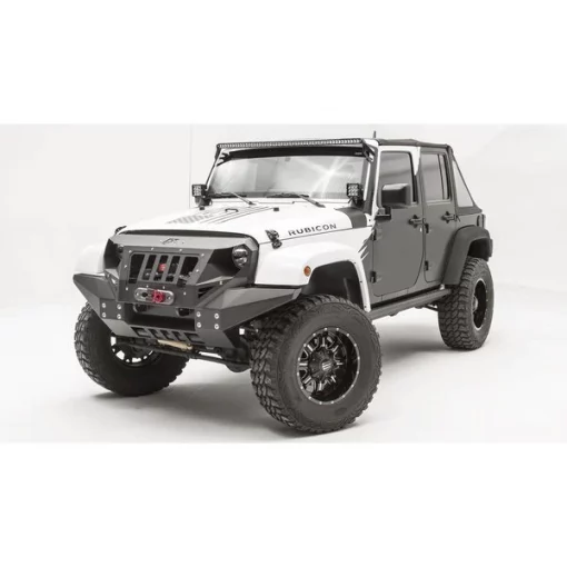 07-18 WRANGLER JK FRONT BUMPER MATTE BLACK