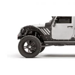 07-17 JEEP JK FRONT FENDER FLARE MATTE BLACK