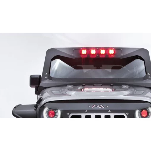 07-17 JEEP JK FRONT VICOWL INSERT MATTE BLACK