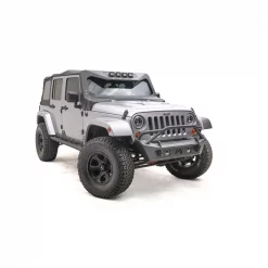 07-18 WRANGLER JK STUBBY BUMPER WITH PRE RUNNER GUARD MATTE BLACK