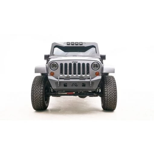 07-18 WRANGLER JK STUBBY BUMPER WITH PRE RUNNER GUARD MATTE BLACK