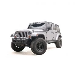 07-18 WRANGLER JK STUBBY BUMPER WITH PRE RUNNER GUARD MATTE BLACK