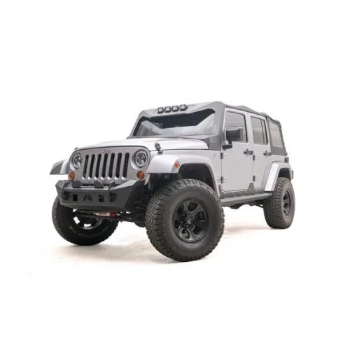 07-18 WRANGLER JK STUBBY BUMPER WITH PRE RUNNER GUARD MATTE BLACK