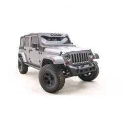 07-18 WRANGLER JK STUBBY BUMPER WITH PRE RUNNER GUARD MATTE BLACK