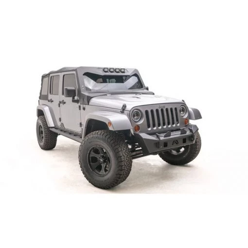 07-18 WRANGLER JK STUBBY BUMPER WITH PRE RUNNER GUARD MATTE BLACK