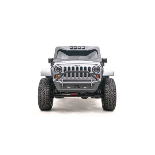07-18 WRANGLER JK STUBBY BUMPER WITH PRE RUNNER GUARD MATTE BLACK