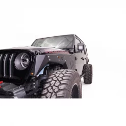 07-17 JEEP JK FRONT FENDER FLARE MATTE BLACK