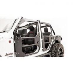 18-C JL 4-DOOR; FRONT DOOR; RATTLE RESISTANT, NON-LOCKING DOOR HANDLES