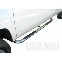 Steelcraft Automotive 19-C SILVERADO/SIERRA 1500/20-C SILVERADO/SIERRA HD REGULAR CAB 3IN ROUND SIDEBARS STAINLESS STEEL
