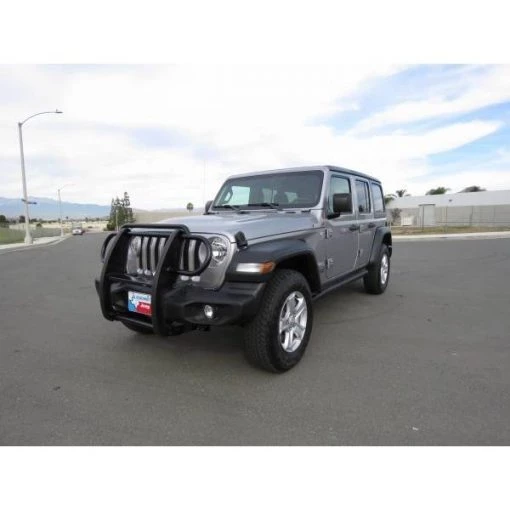 18-C WRANGLER JL BLACK GRILL GUARD