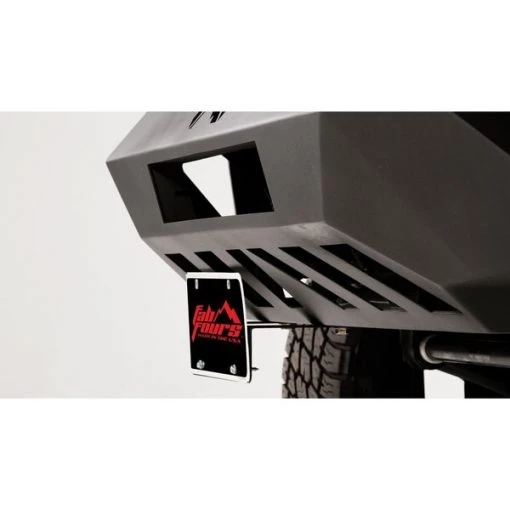 Fab Fours VENGEANCE FRONT SHORT LICENSE PLATE BRACKET MATTE BLACK 1 VENGEANCE FRONT SHORT LICENSE PLATE BRACKET MATTE BLACK